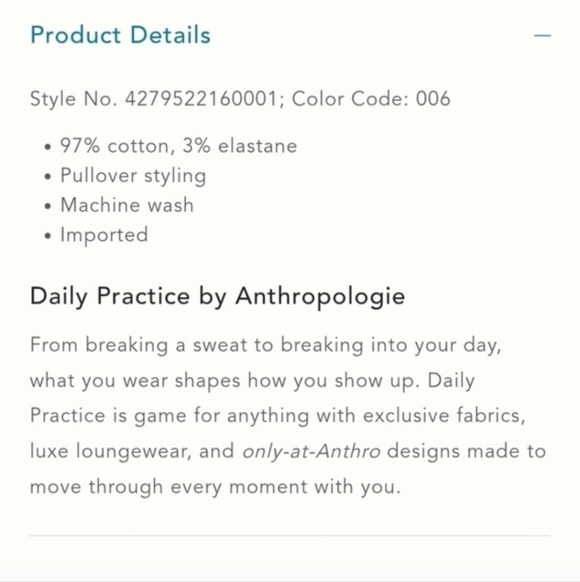 NWT Anthropologie × Daily Practice Field Play Short Sleeve Mini Dress Gray SM - Picture 4 of 12